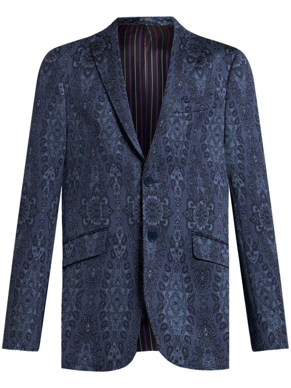 paisley-print blazer