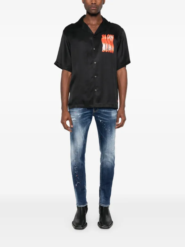 DSQUARED2 テーパードデニムパンツ SKATER JEAN サイズ50