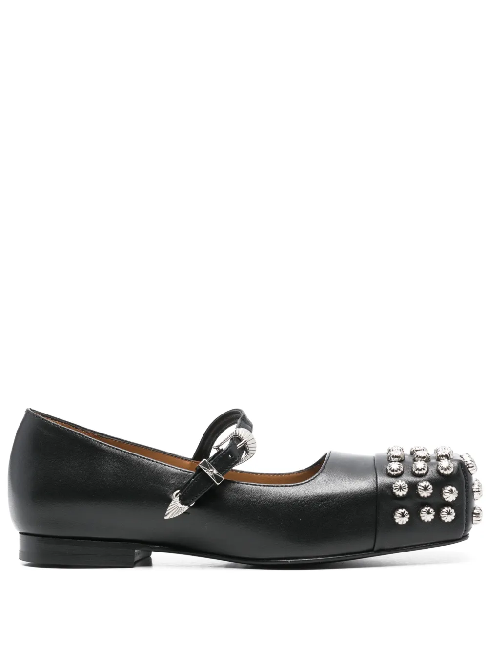 Toga Pulla Ballerina's met studs Zwart