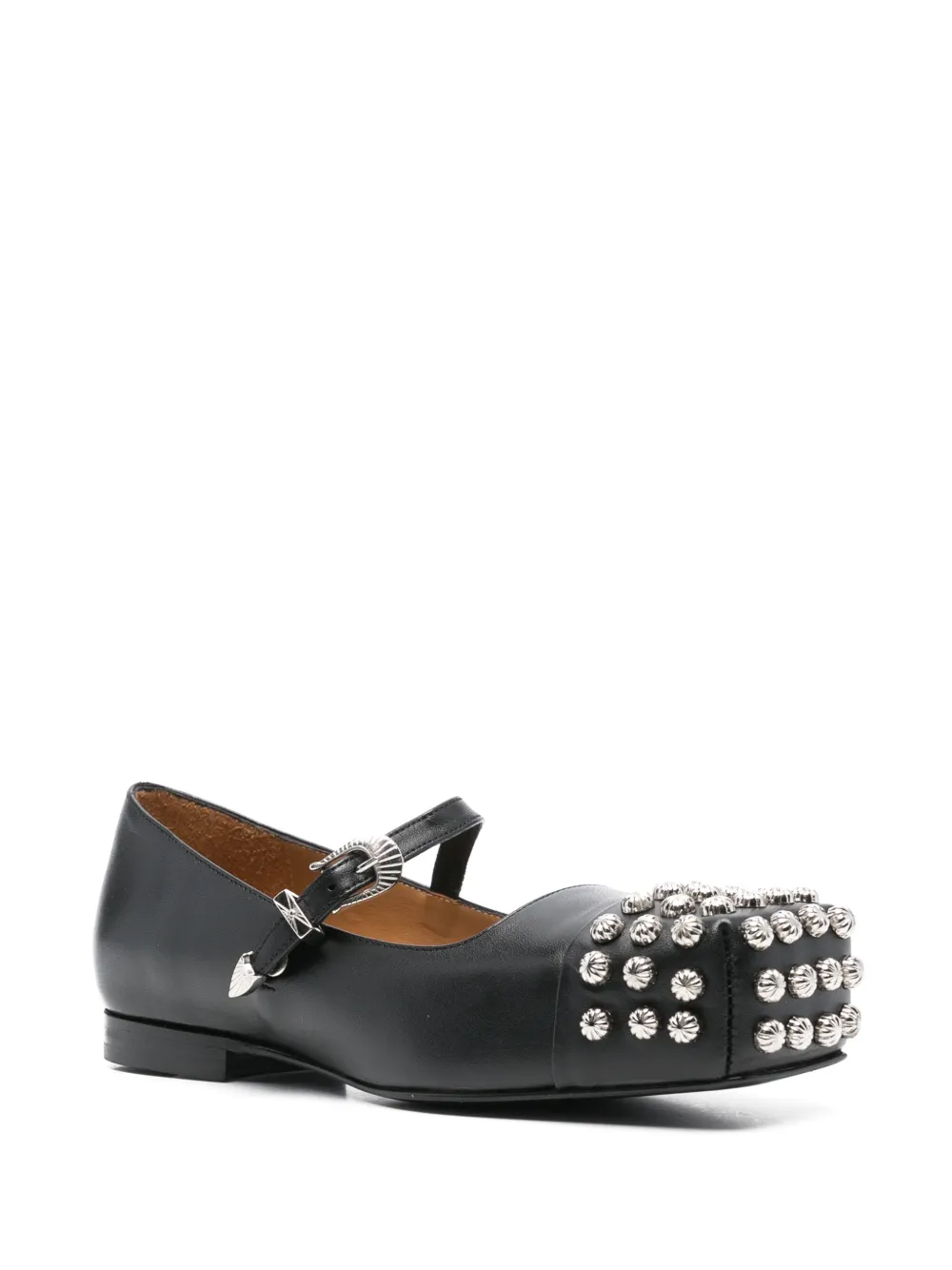 Toga Pulla Ballerina's met studs - Zwart