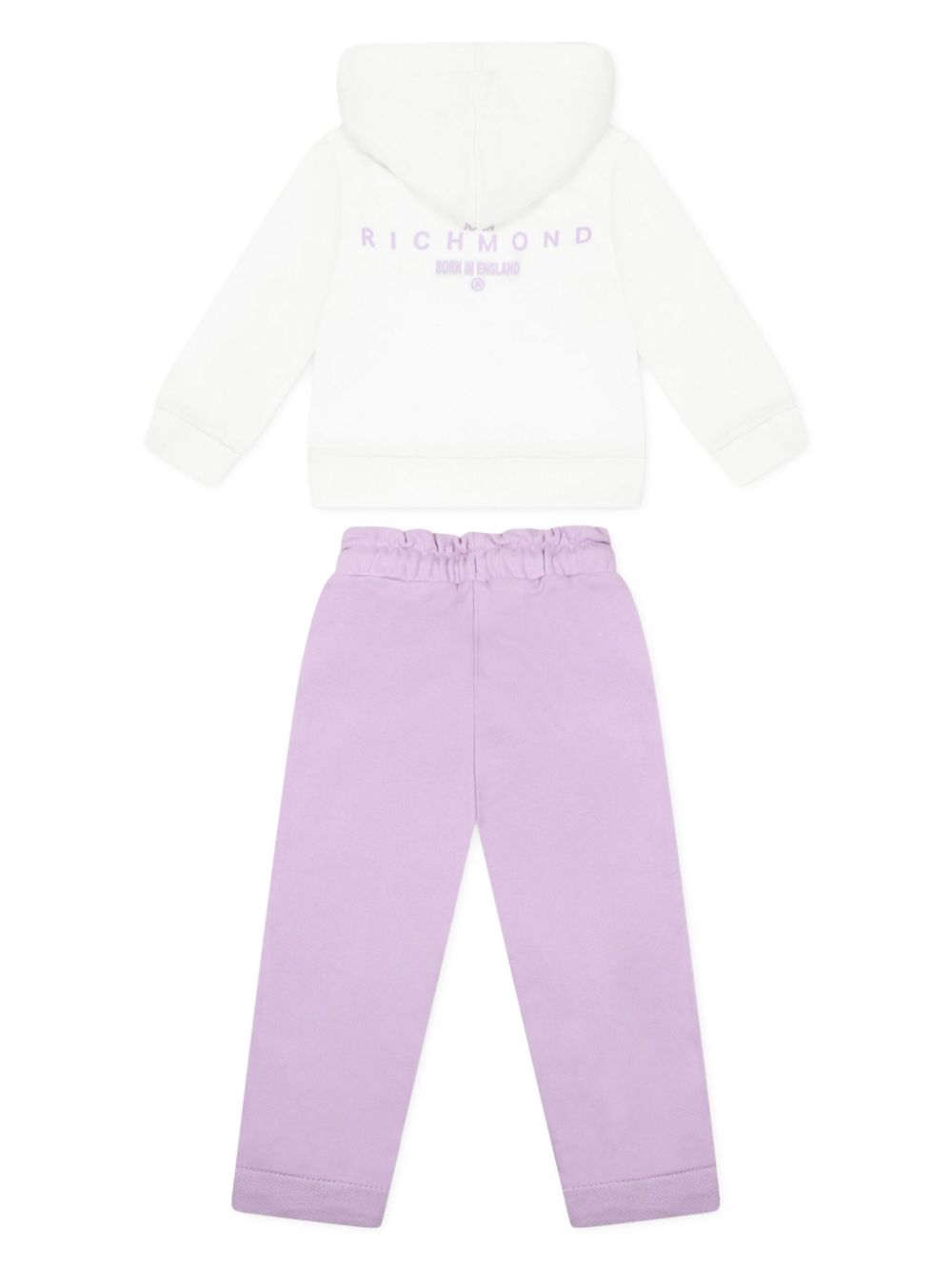 John Richmond Junior logo-print tracksuit set - Wit