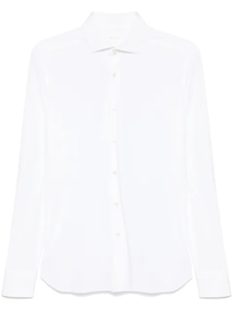 Xacus patterned-jacquard shirt
