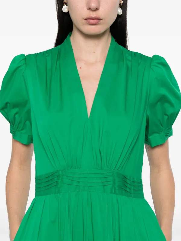 ◆Diane Von Furstenberg 最新作◆Darby ドレス/Green◆ DVF Diane Von Furstenberg Darby Midi Dress | Green | FARFETCH