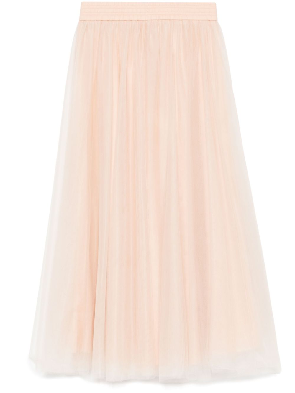 Fabiana Filippi tulle midi skirt Roze