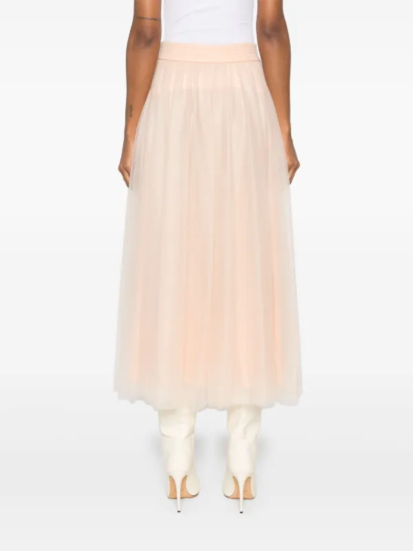 FABIANA FILIPPI シルク　スカート　新品　シャンパンゴールド FABIANA FILIPPI シルク スカート 新品 シャンパンゴールド