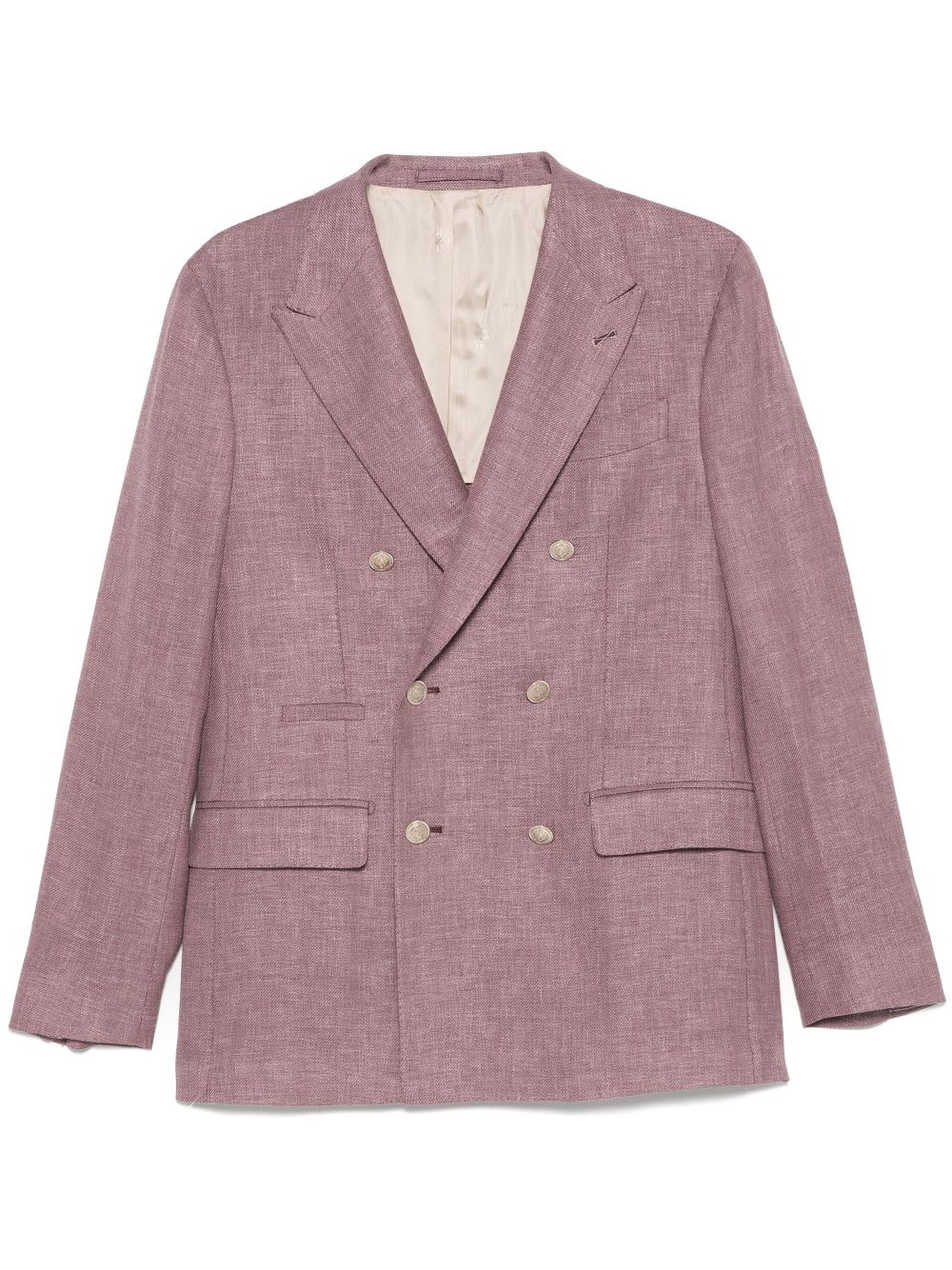 Eleventy double-breasted blazer - Purple