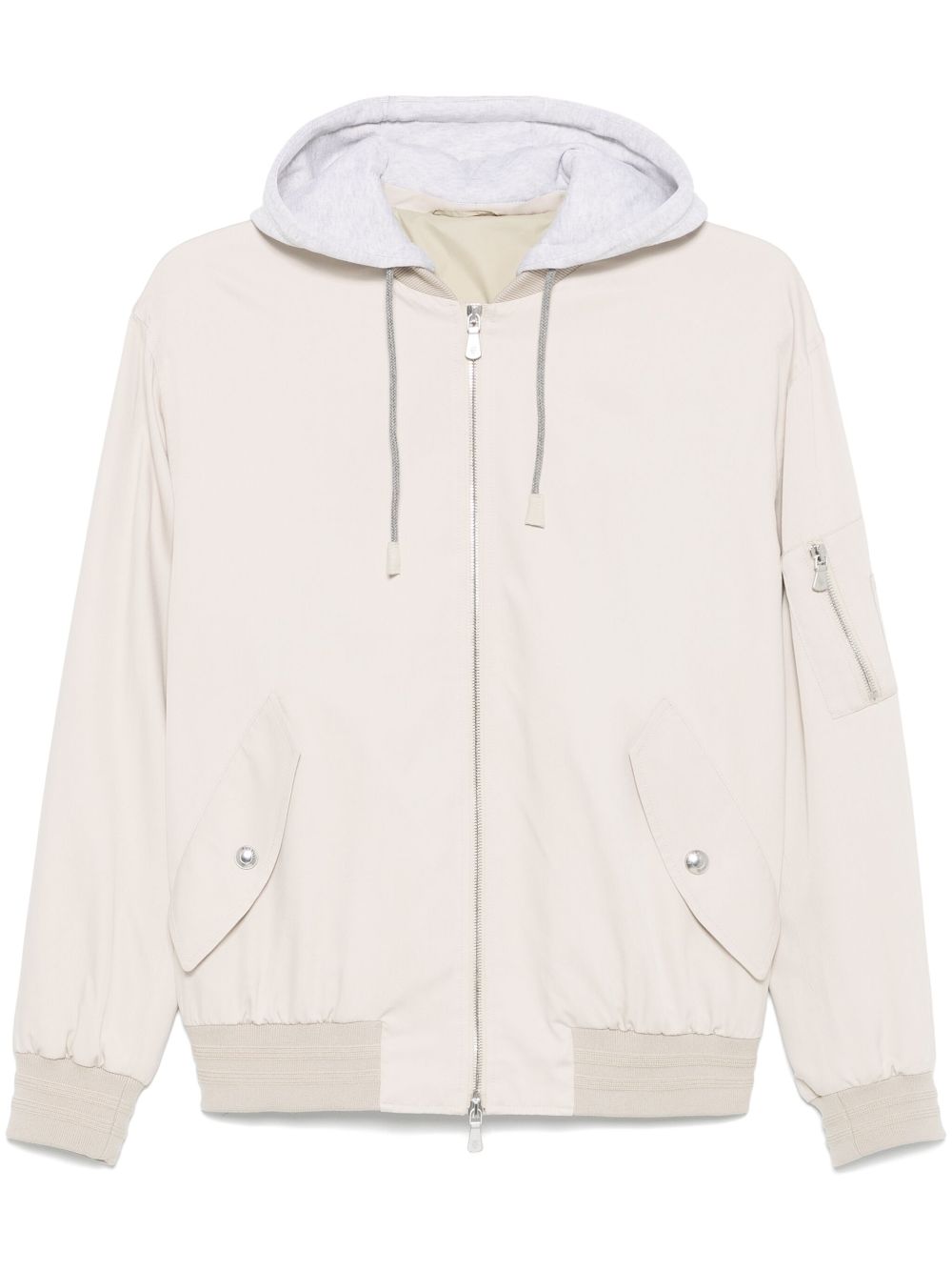 Eleventy hooded jacket - Neutrals