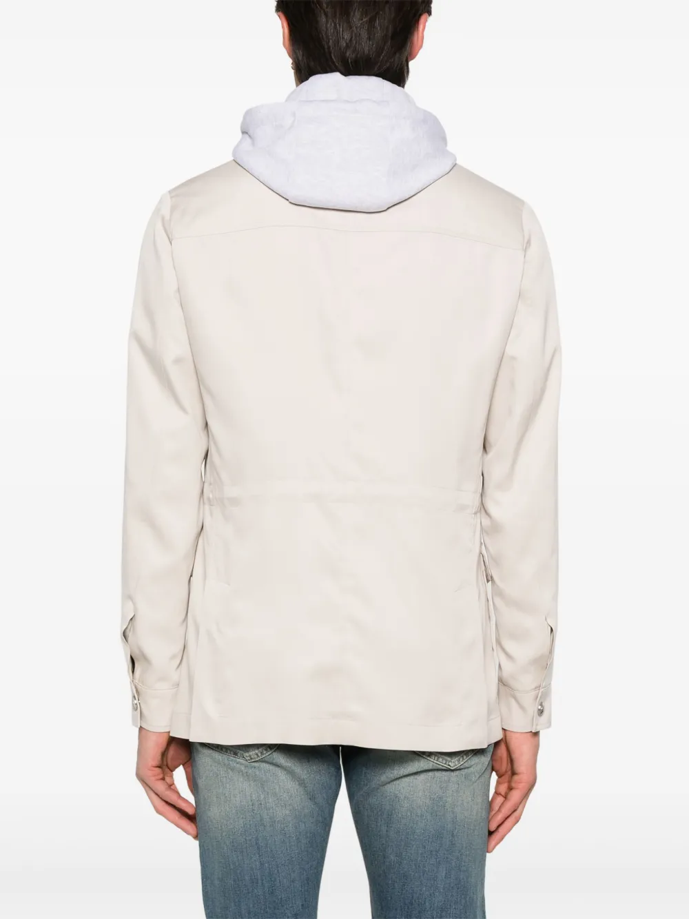 Eleventy Jack met capuchon Beige