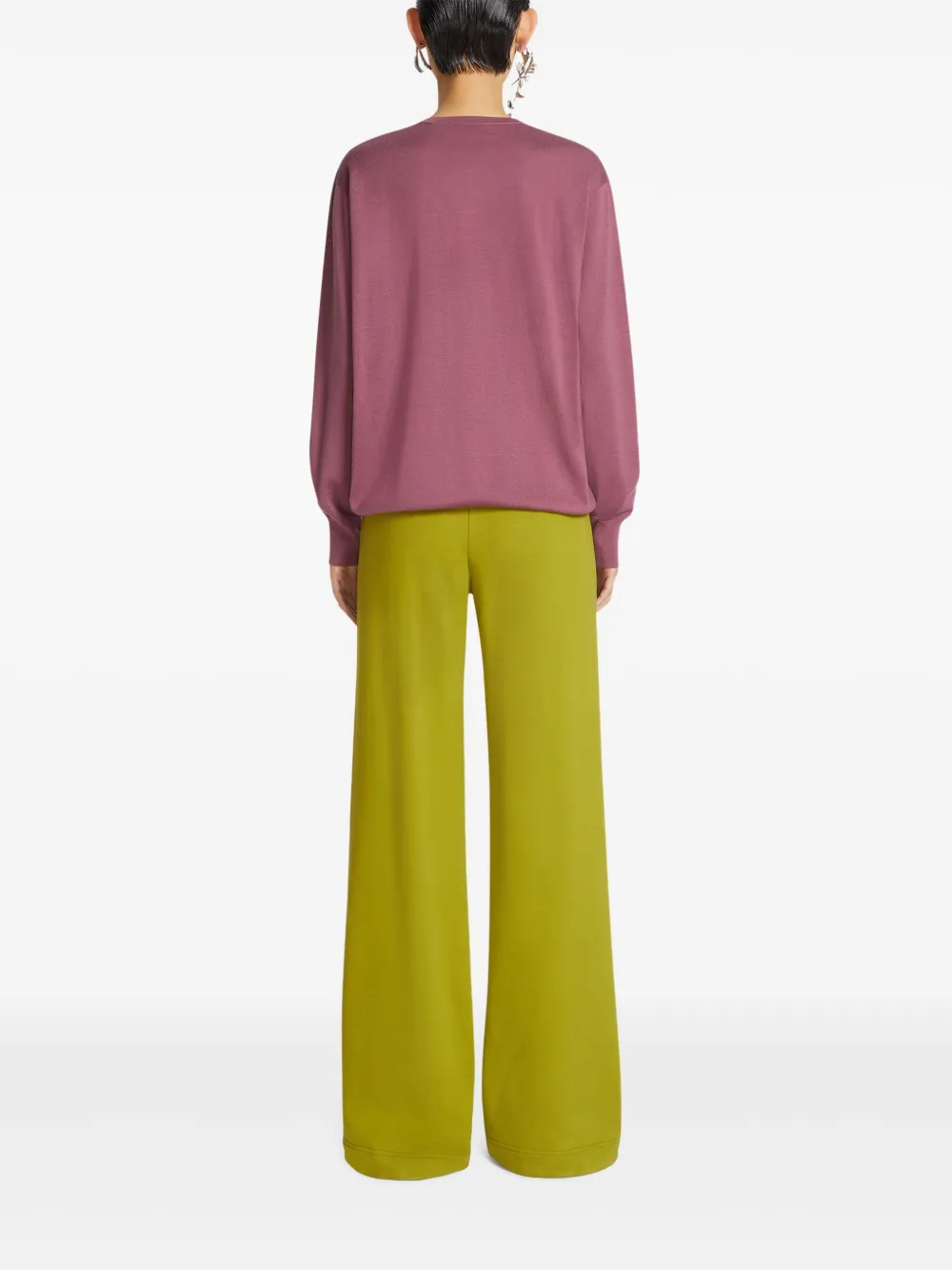 DRIES VAN NOTEN Straight broek Groen
