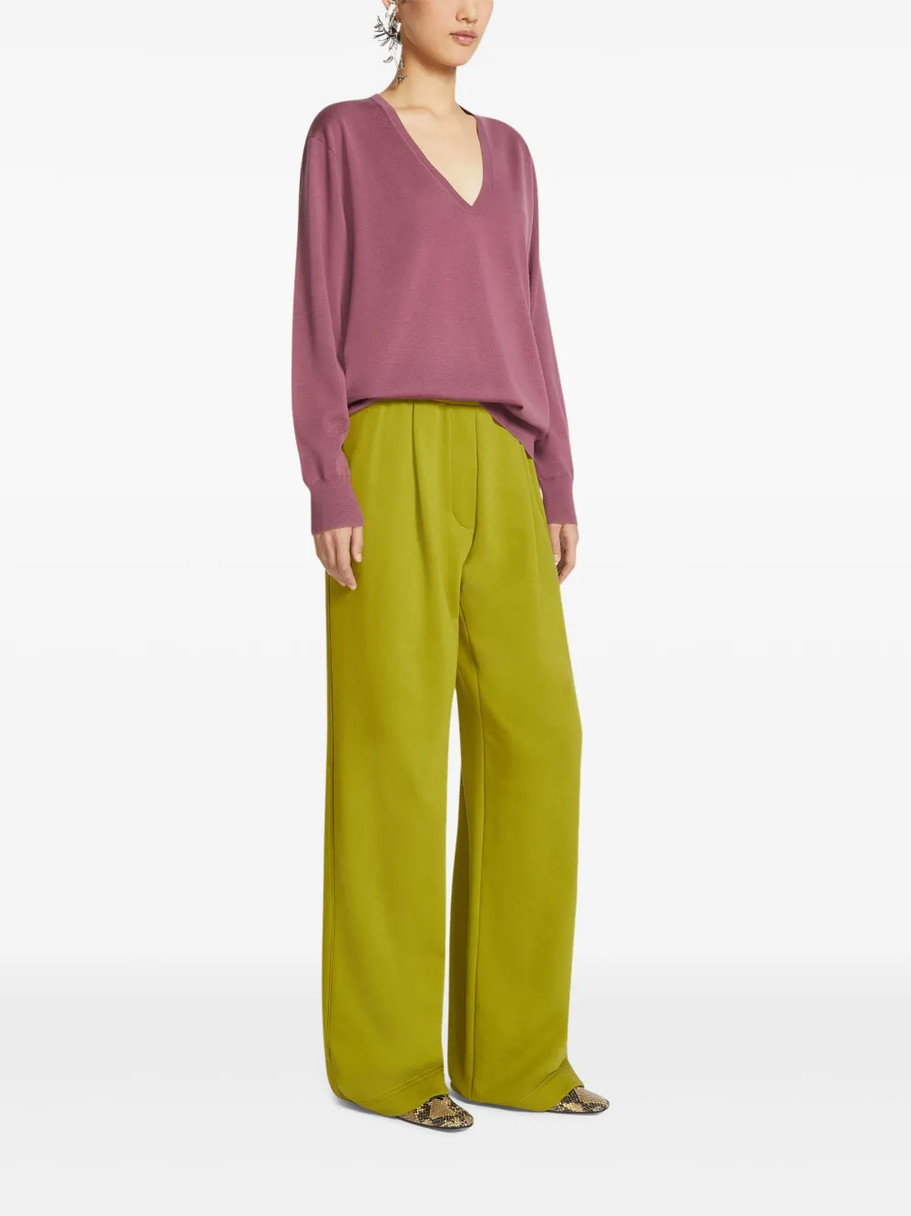 DRIES VAN NOTEN Straight broek Groen