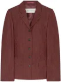 DRIES VAN NOTEN wool blazer - Red