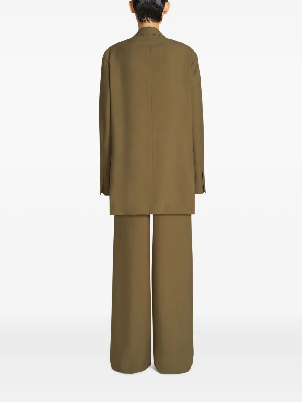 DRIES VAN NOTEN Blazer met enkele rij knopen Bruin