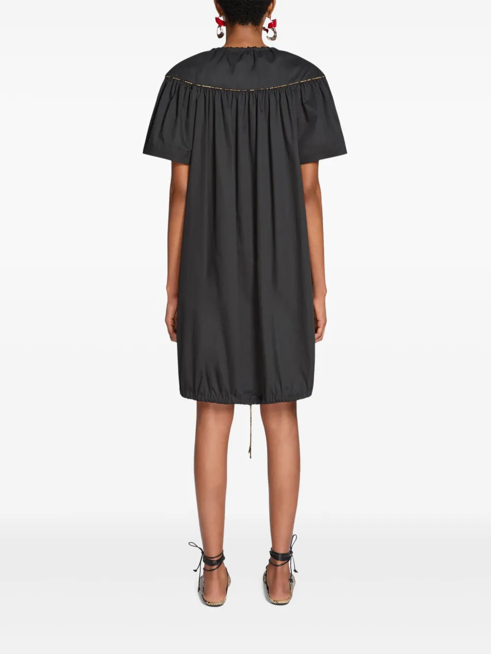 DRIES VAN NOTEN COTTON MINIDRESS