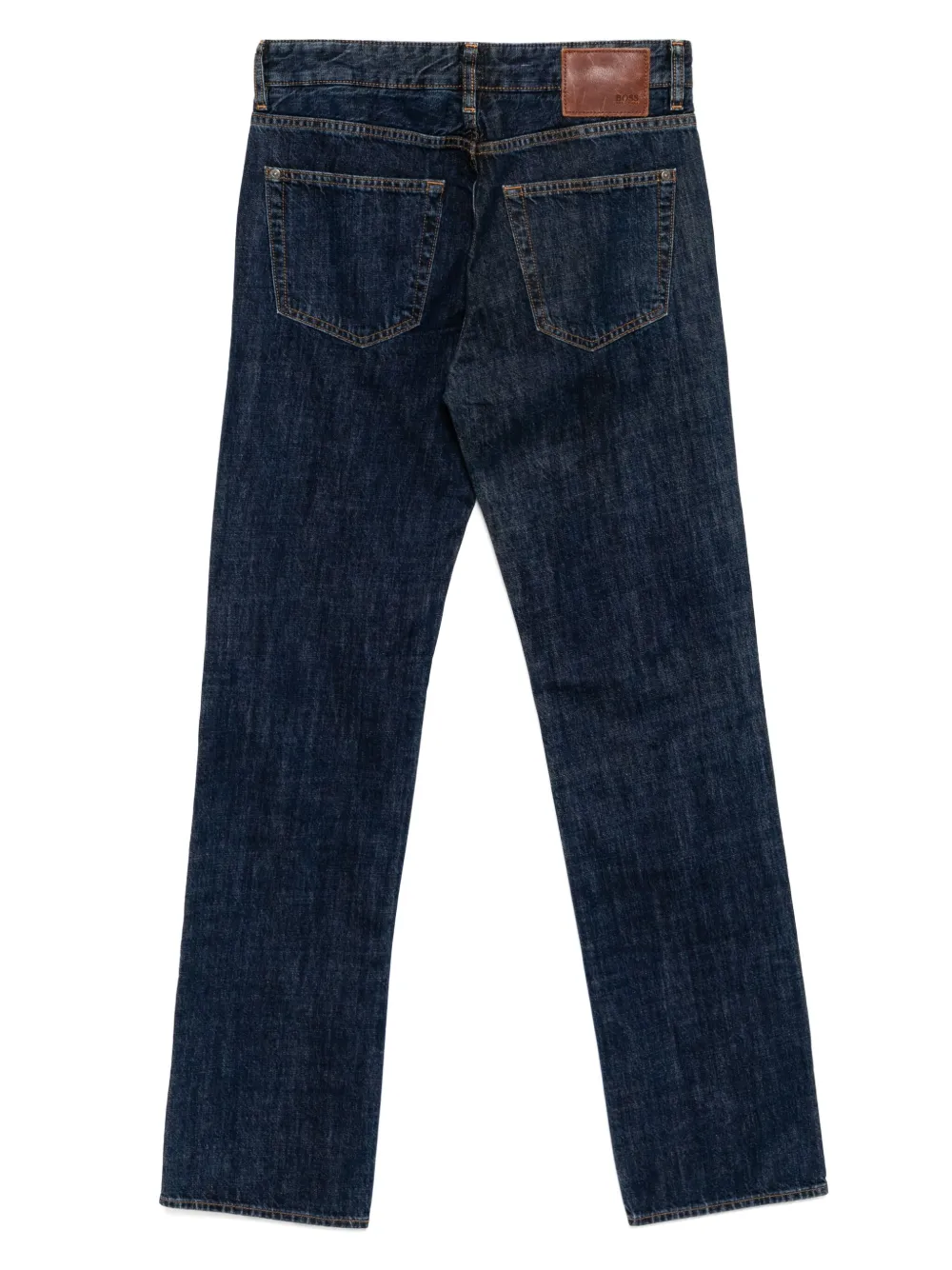 BOSS Straight jeans - Blauw