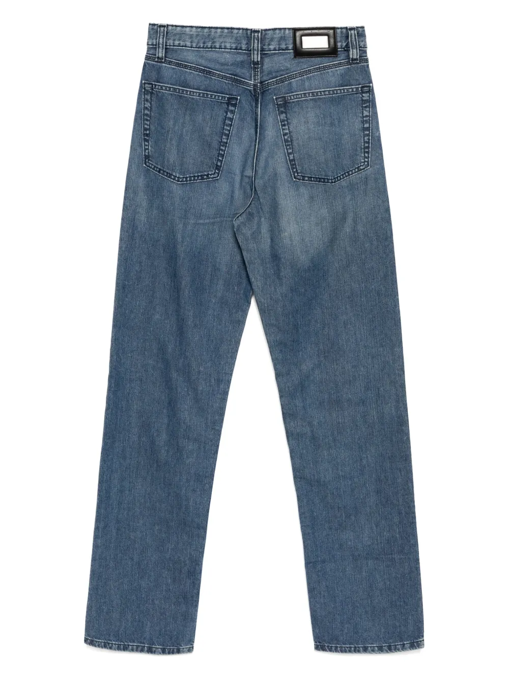 BOSS straight-leg jeans - Blauw