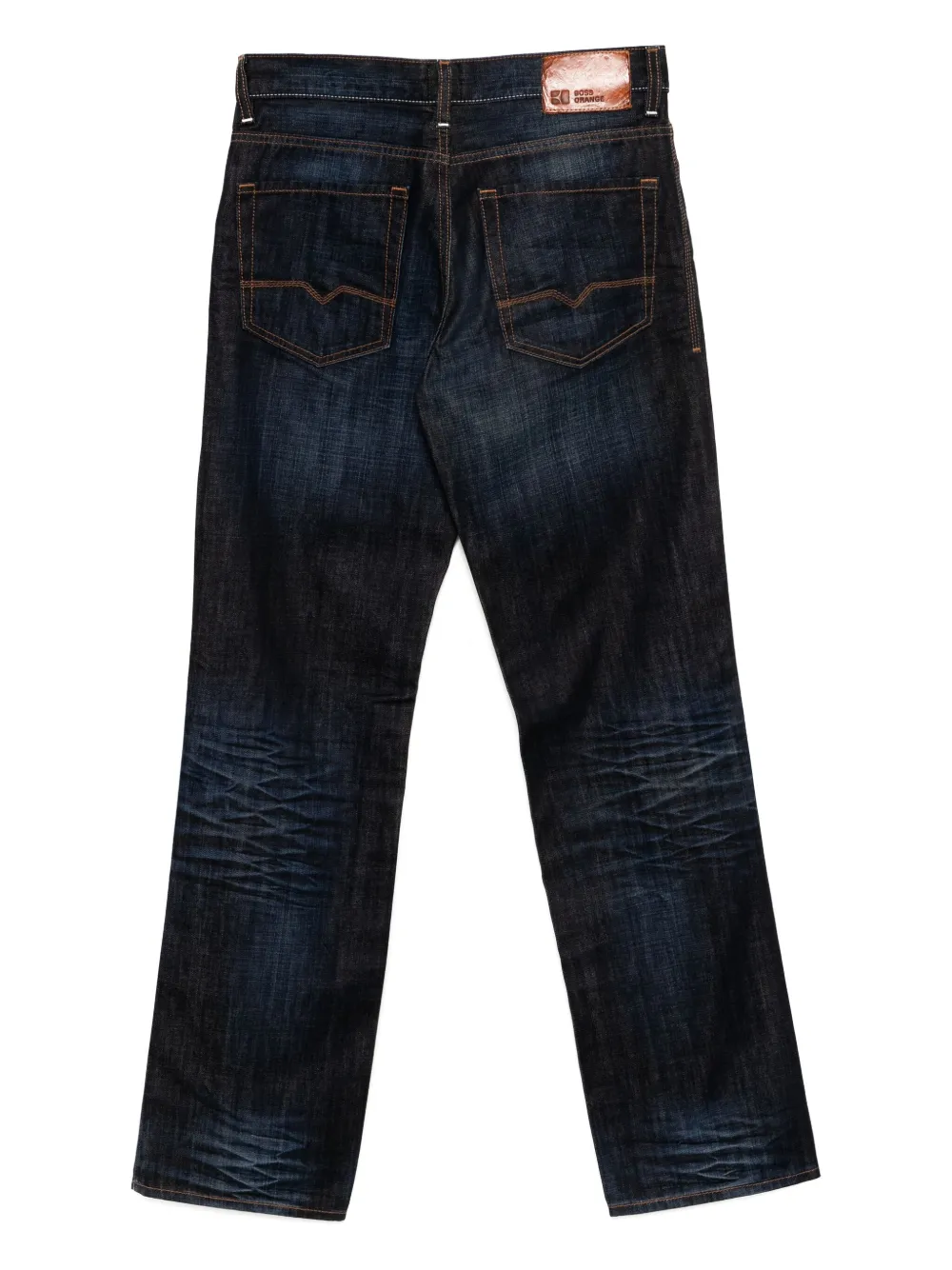 BOSS Straight jeans - Blauw