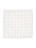 Eleventy floral-print handkerchief - White