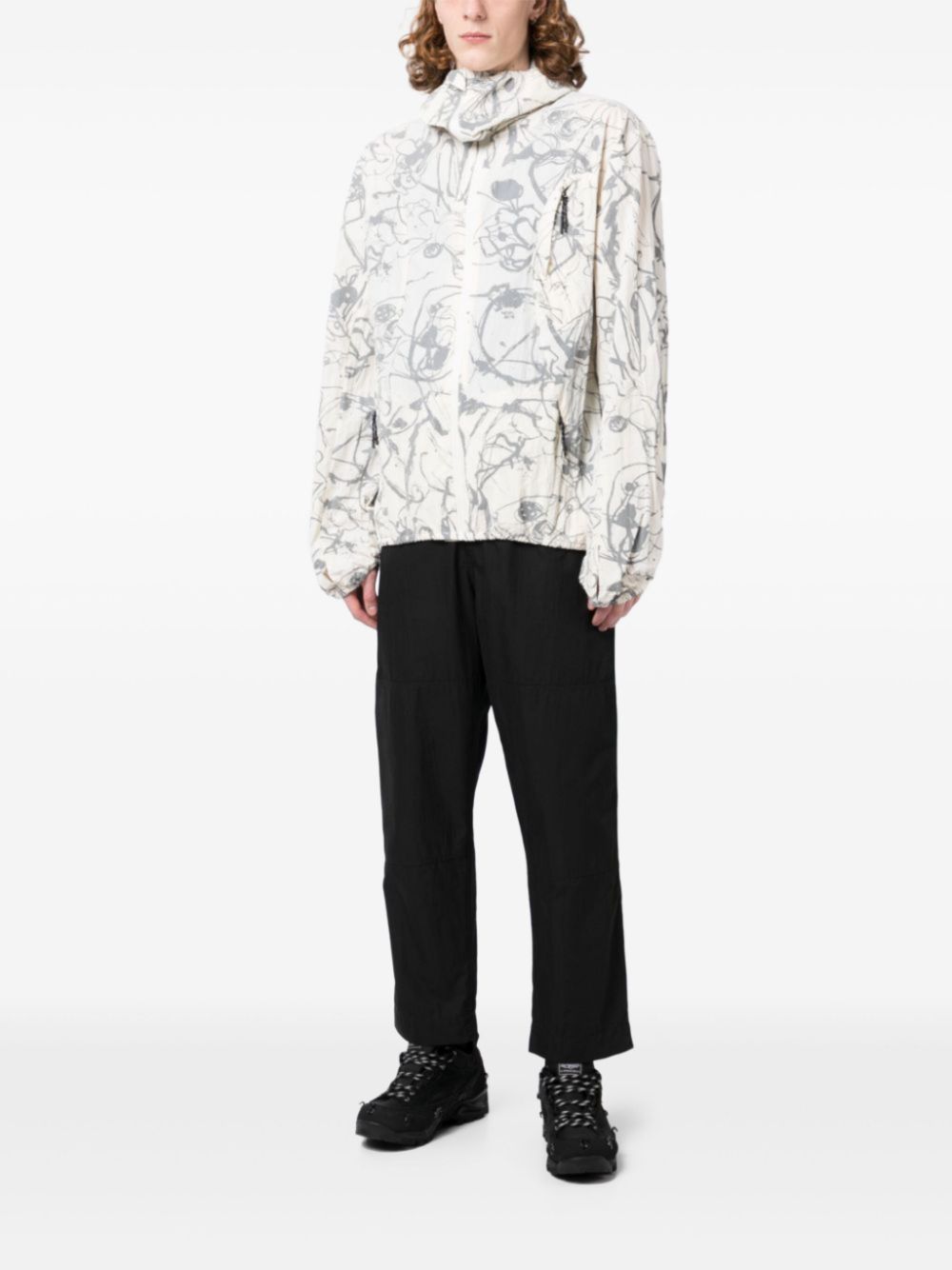 MCQ graphic-print jacket - Wit