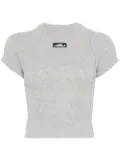 Ottolinger ribbed deconstructed T-shirt - Grey