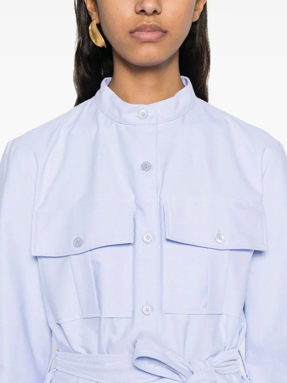 Givenchy Mini-jurk met borduurwerk Blauw