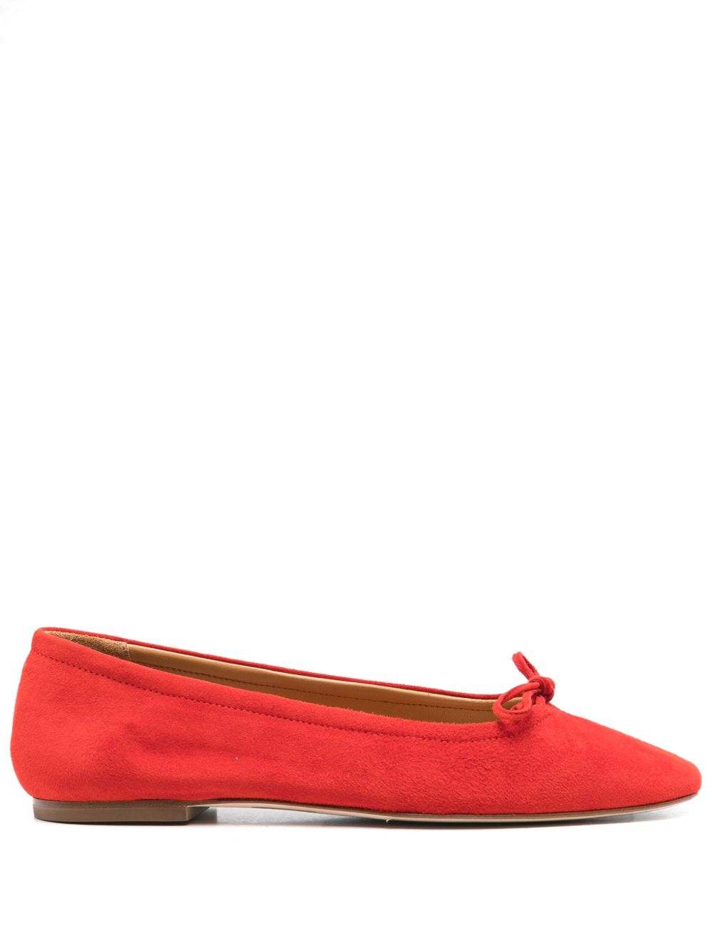 Aeyde Delfina ballerina's Rood