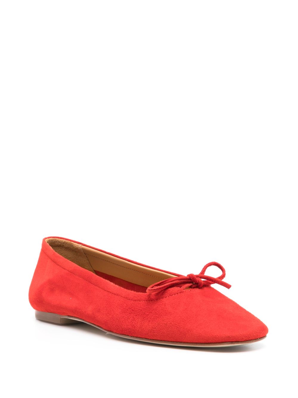 Aeyde Delfina ballerina's - Rood