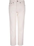 R13 straight-leg jeans - White