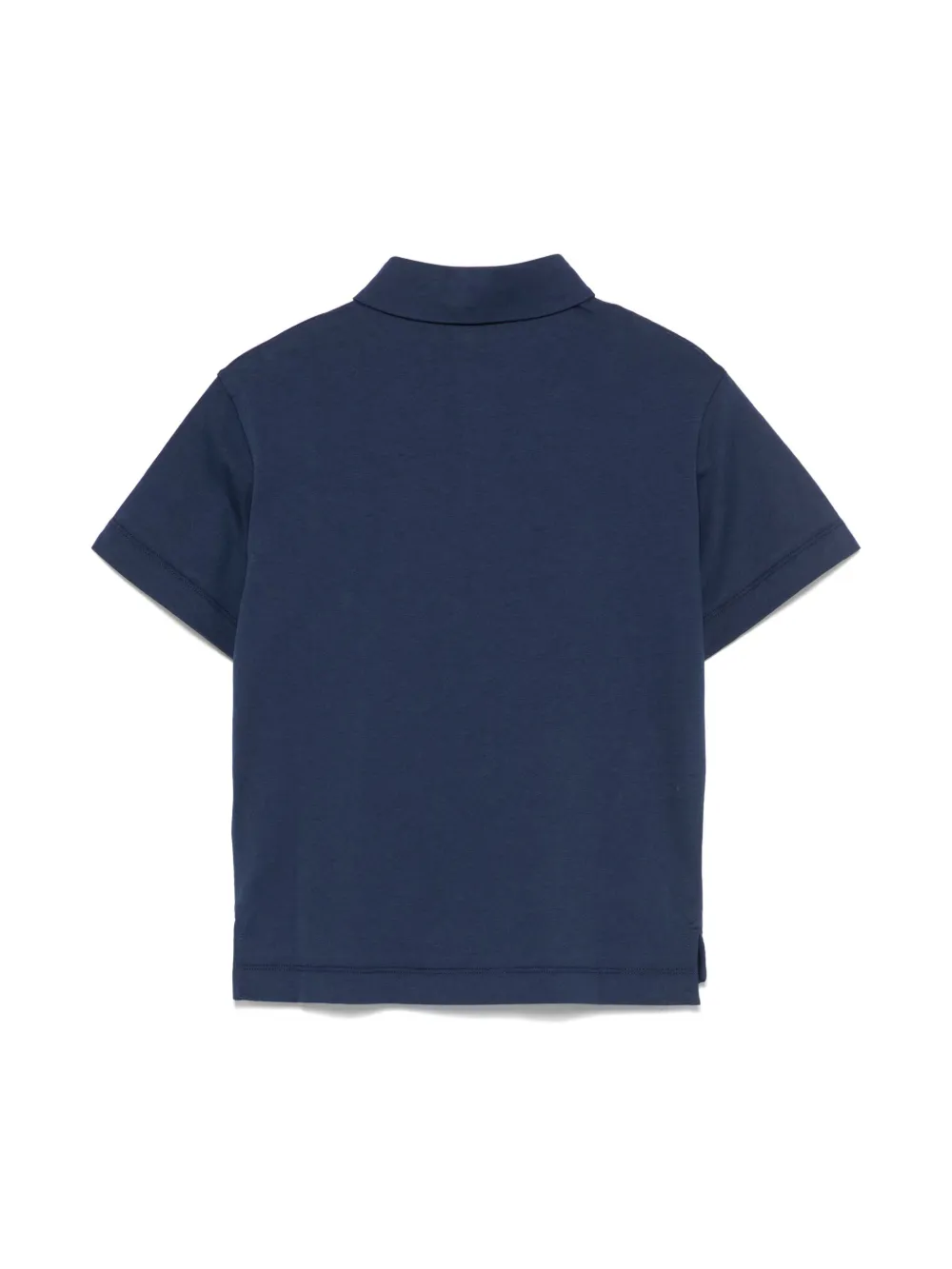 Fendi Kids Poloshirt met FF-patroon Blauw