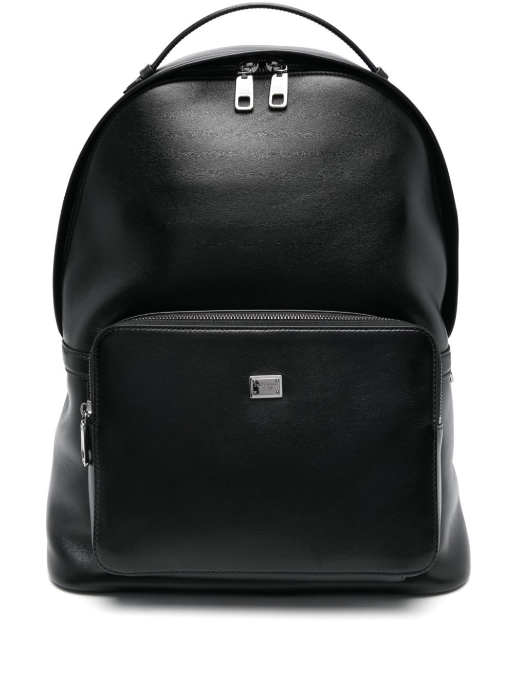 logo-plaque backpack