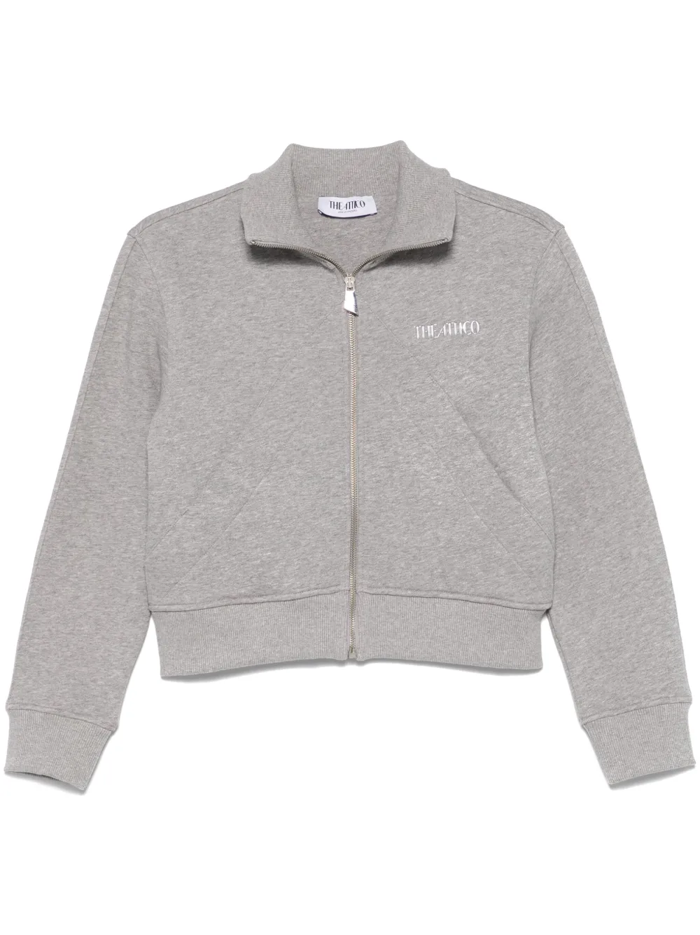 The Attico logo-appliqué sweatshirt | Grey | Image 1
