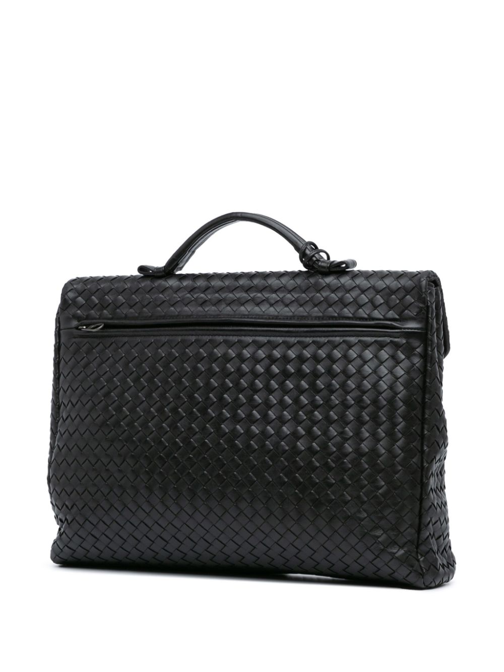 Bottega Veneta Pre-Owned 2012-2023 Intrecciato Briefcase business bag - Zwart