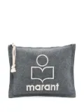 ISABEL MARANT Netia clutch bag - Grey