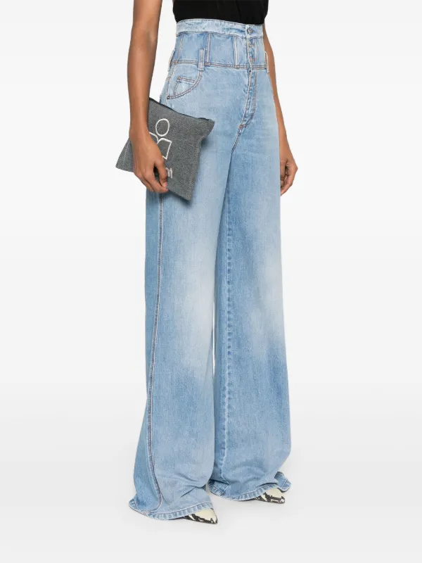 【関税込み】Netia pouch - Isabel Marant - Cotton - Multi Netia Pouch Isabel Marant in Faded Rust Canvas