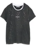 Patrizia Pepe studded T-shirt - Grey