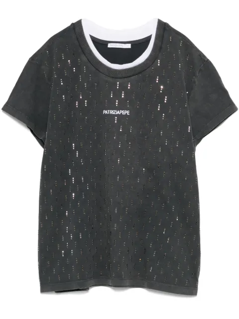 Patrizia Pepe studded T-shirt