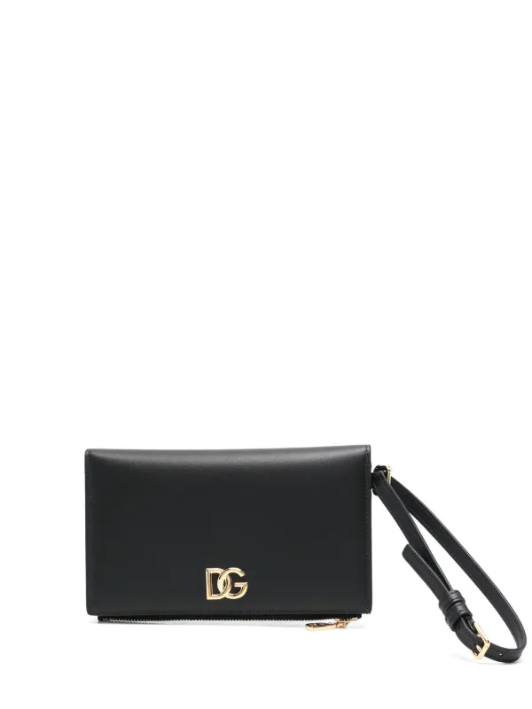希少 DOLCE&GABBANA ドルガバ DG ロゴ クラッチバッグ Dolce & Gabbana ロゴ クラッチバッグ | ブラック | FARFETCH JP