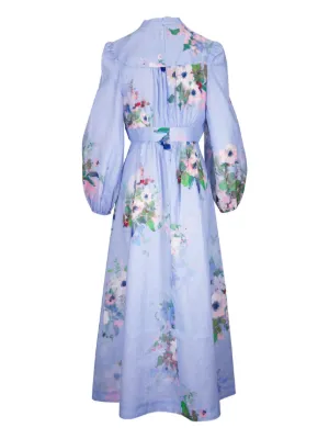 ワンピース ZIMMERMANN Woman Dress Pink 9143DR251 CIAFLO Zimmermann Pink Silk Dress - Long-Sleeve Minidress