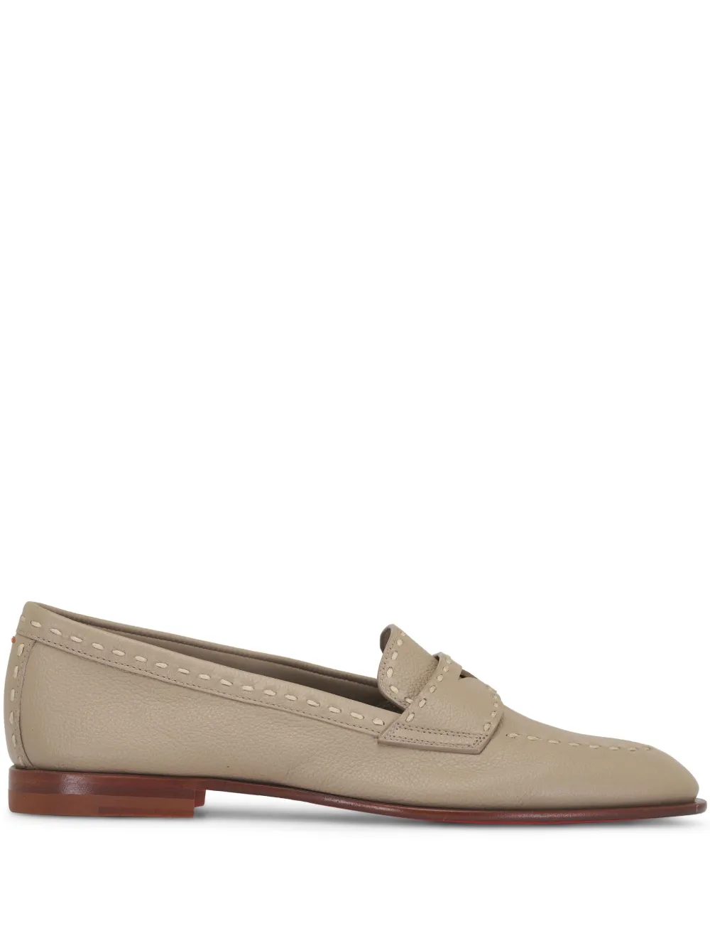 Santoni Penny loafers Brown