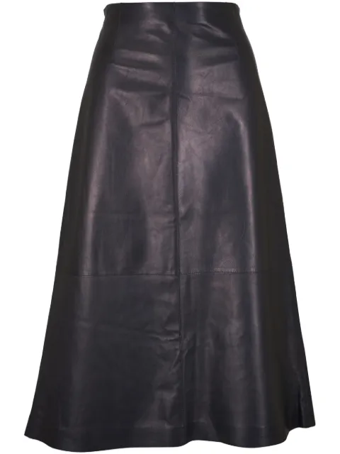 Lafayette 148 high-rise midi skirt