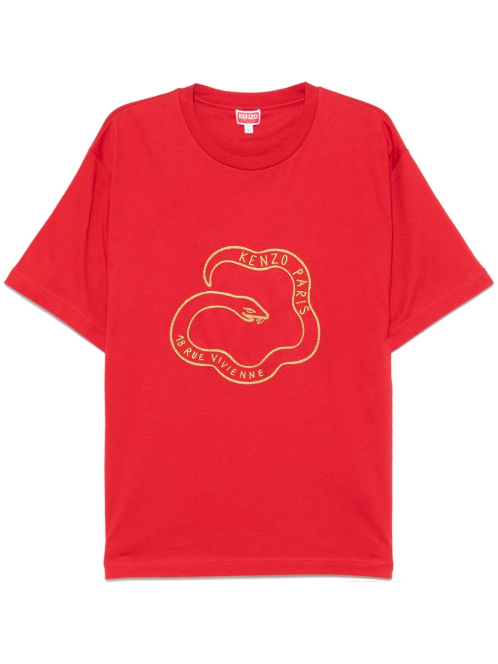 Kenzo Year of the Snake T-shirt Rood