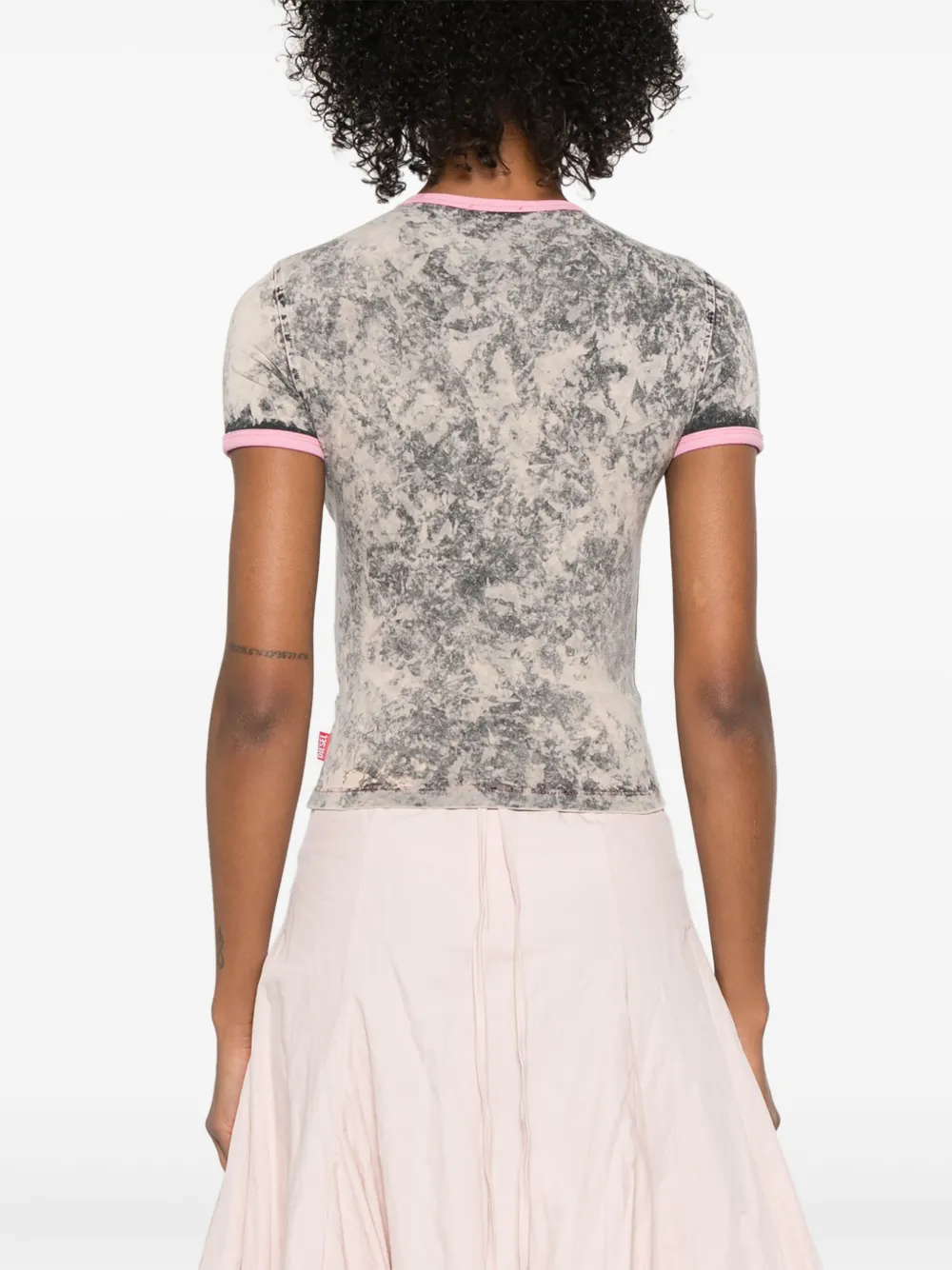 Diesel T-Uncutie-Short-Q1 T-shirt Zwart