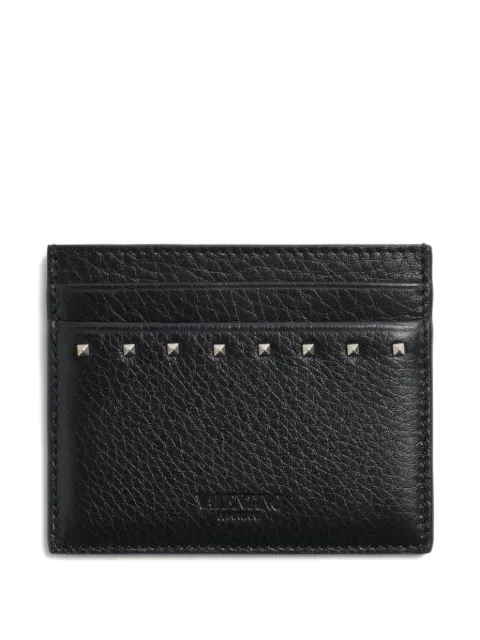 Valentino Garavani Rockstud leather card holder