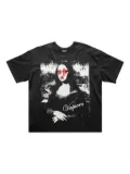 Vaquera Mona Lisa print T-shirt - Black