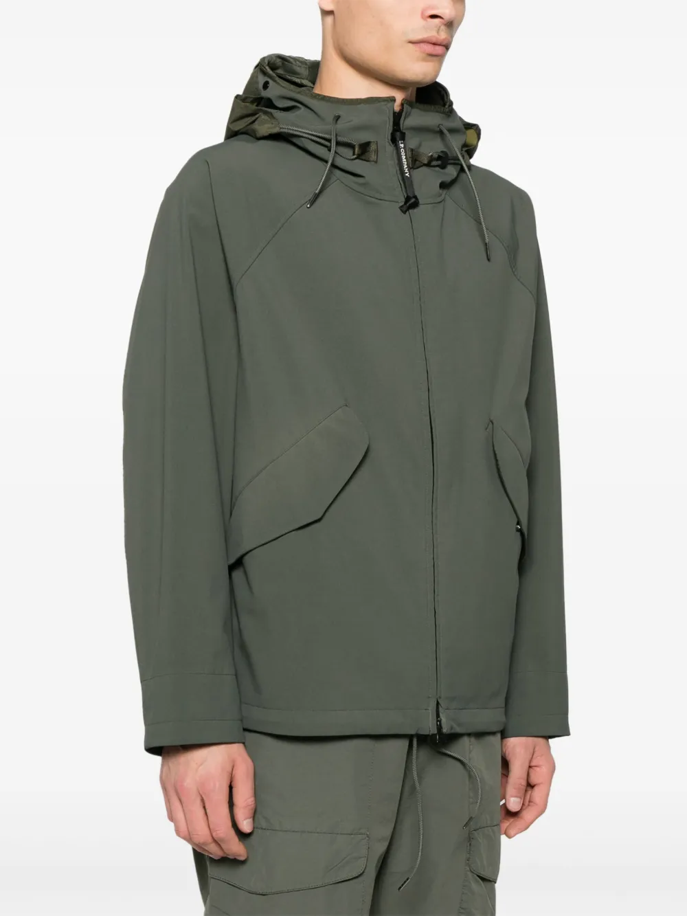 C.P. Company Jack met capuchon Groen