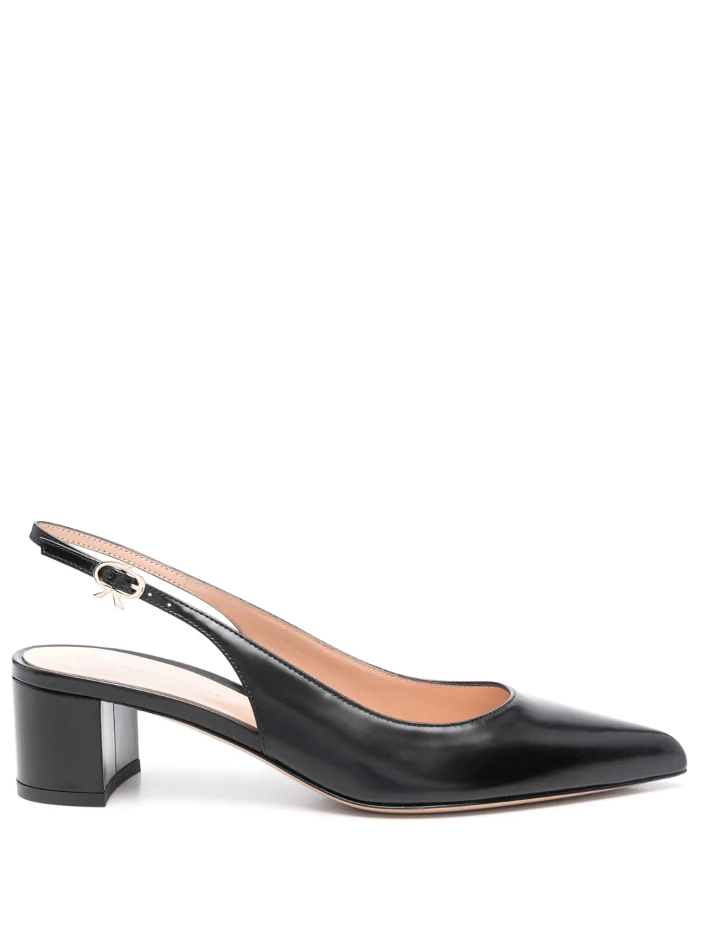 Gianvito Rossi 45mm Piper slingback pumps Black