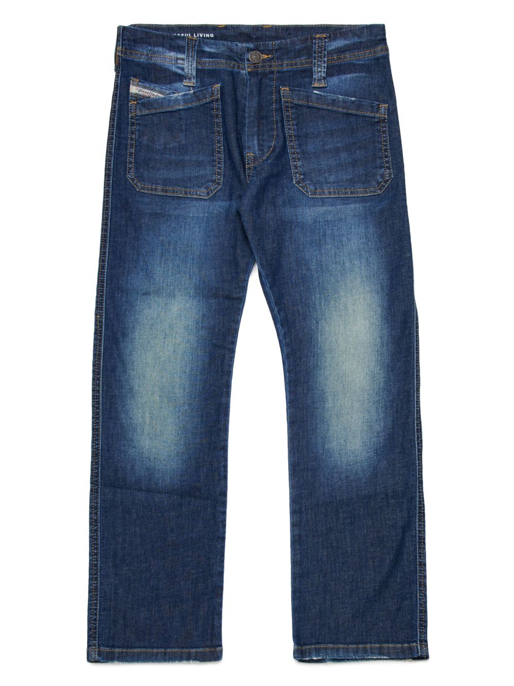 Diesel Kids D-Rinxoo bootcut jeans - Blue