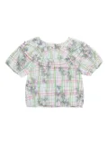 Marni Kids checked shirt - White