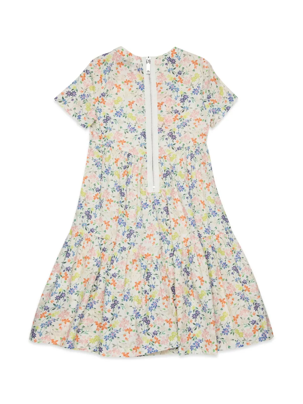 MAX&Co. Kids floral-print dress - Wit