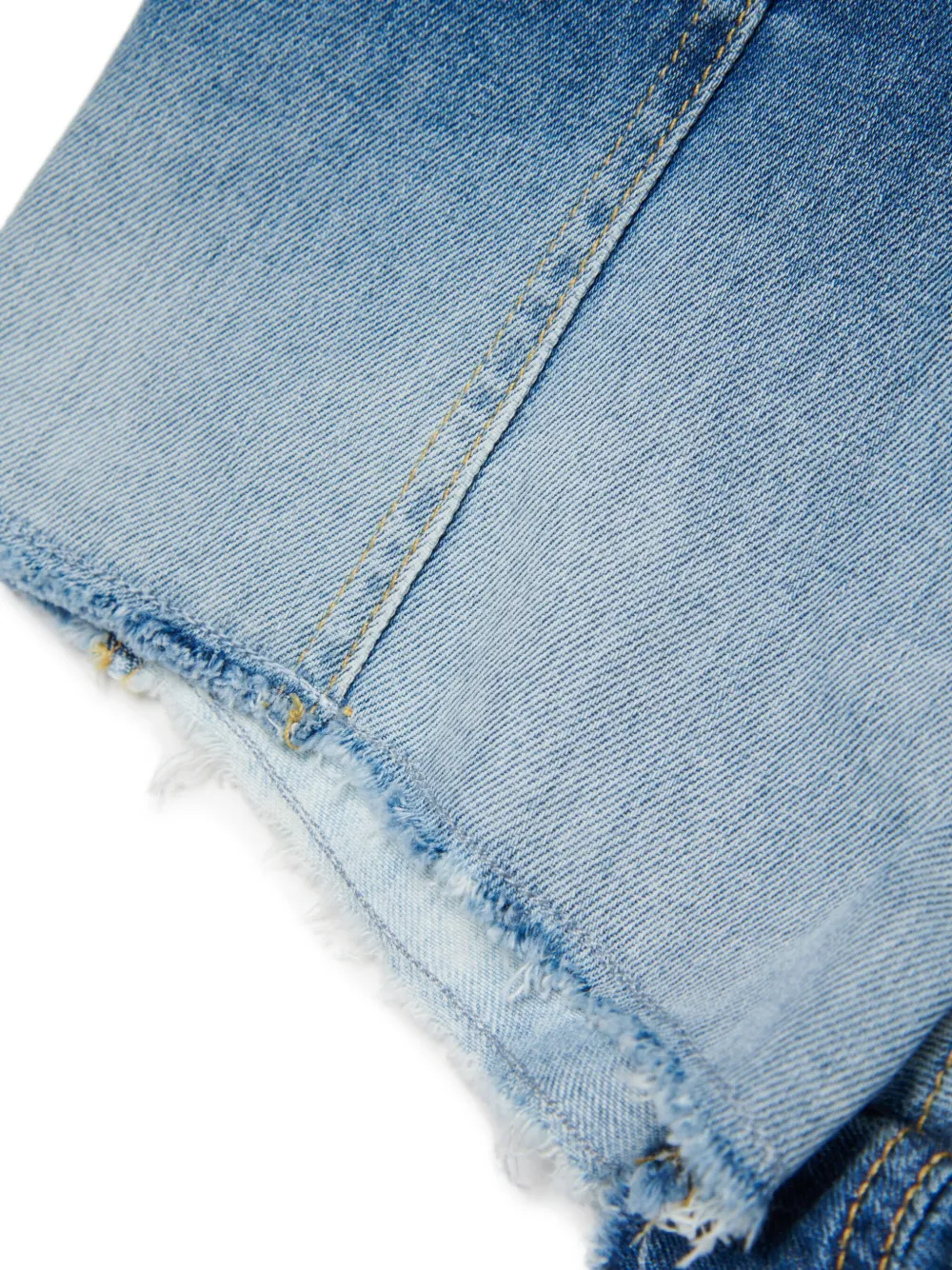 MAX&Co. Kids Shorts met gebleekt effect Blauw