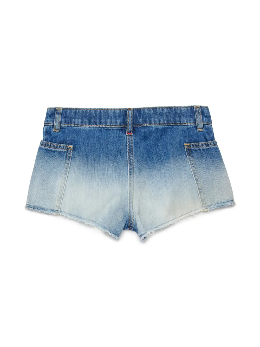 MAX&Co. Kids bleach-wash shorts - Blauw